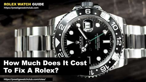 rolex repair costs